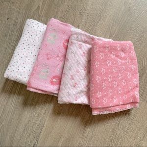 Receiving blankets 4 pack. New. Washed once